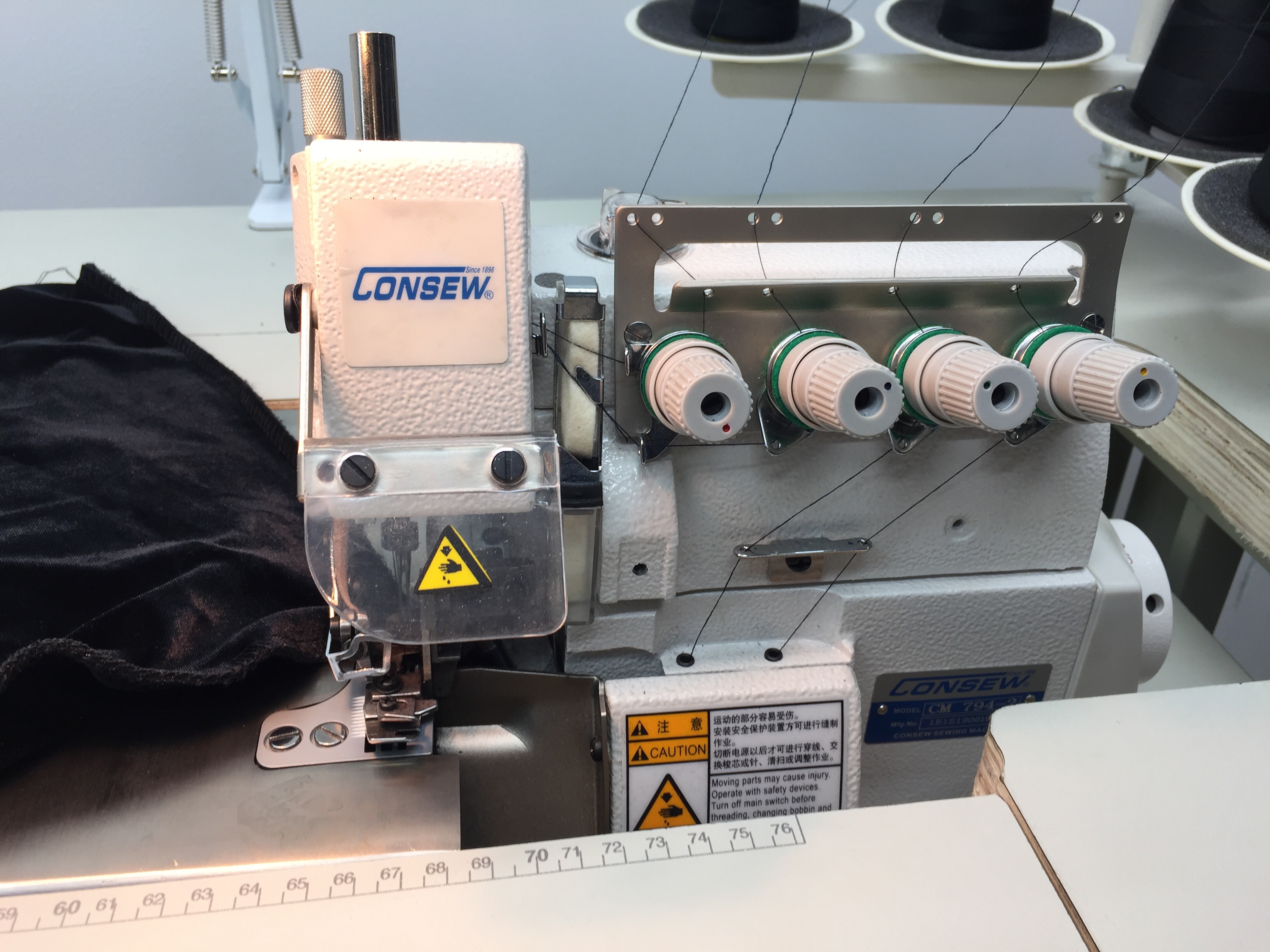 how to setup long trimer in swf embroidery machine