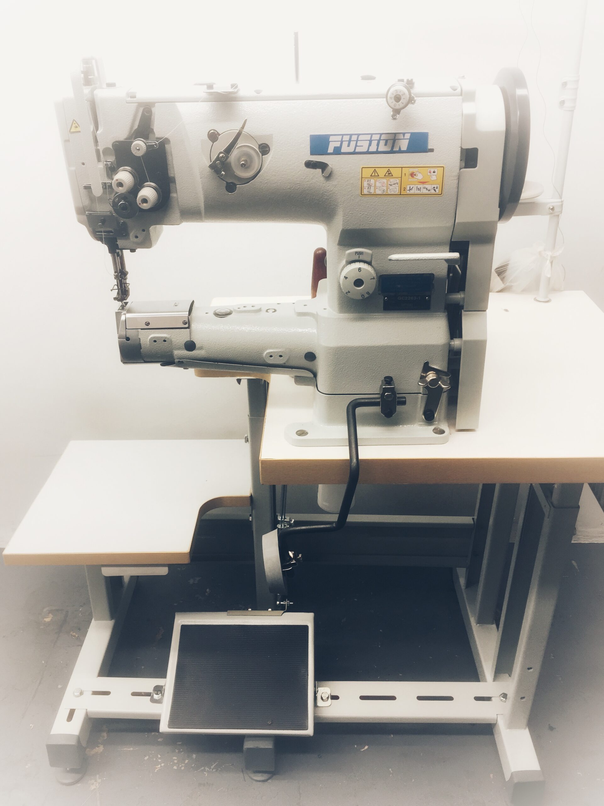 Fusion Cylinder 1341 Compound Feed Lockstitch Binding Sewing Machine